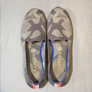 Rothy’s RARE Mink Camo Loafer size 10